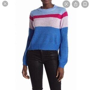 Nordstrom Ten Sixty Sherman Striped Sweater Chenille XS
